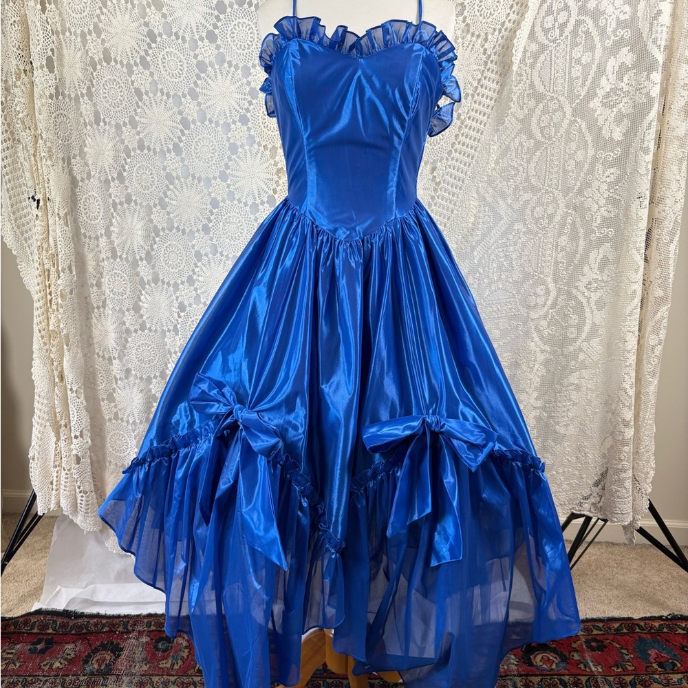 Steppin' Out Vibrant Blue Dress